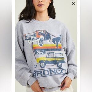 Junk Food Ford Bronco 4x4 Retro Graphic Crewneck